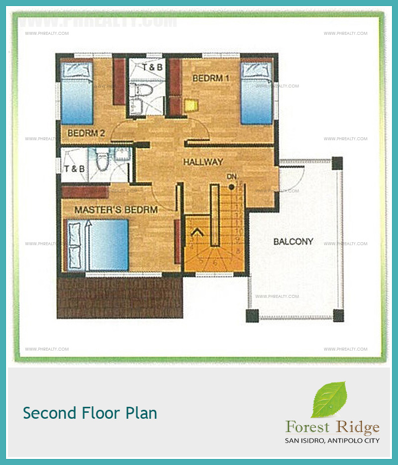 Forest Ridge Cedar Second Floor Plan