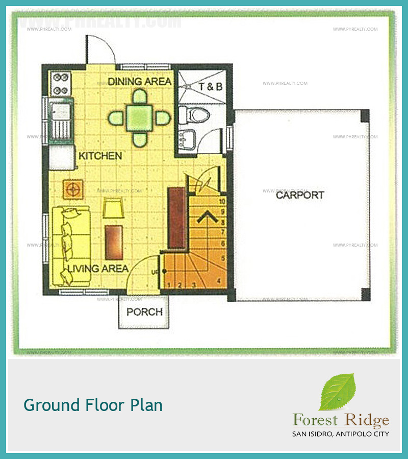 Forest Ridge Mulberry Ground Floor Plan