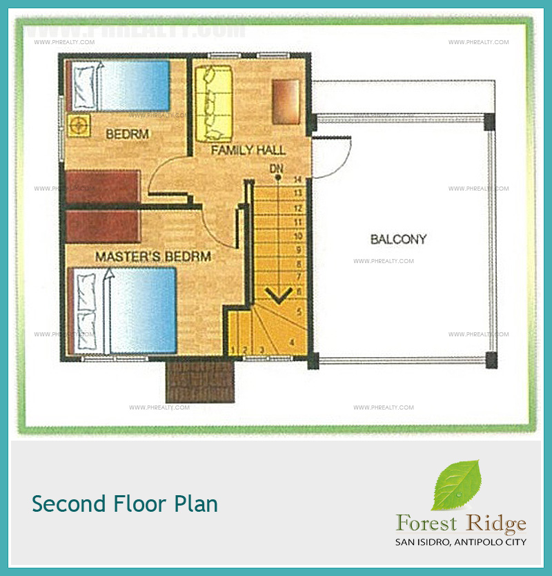 Forest Ridge Mulberry Second Floor Plan