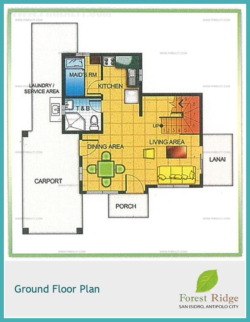 Forest Ridge Oak Ground Floor Plan