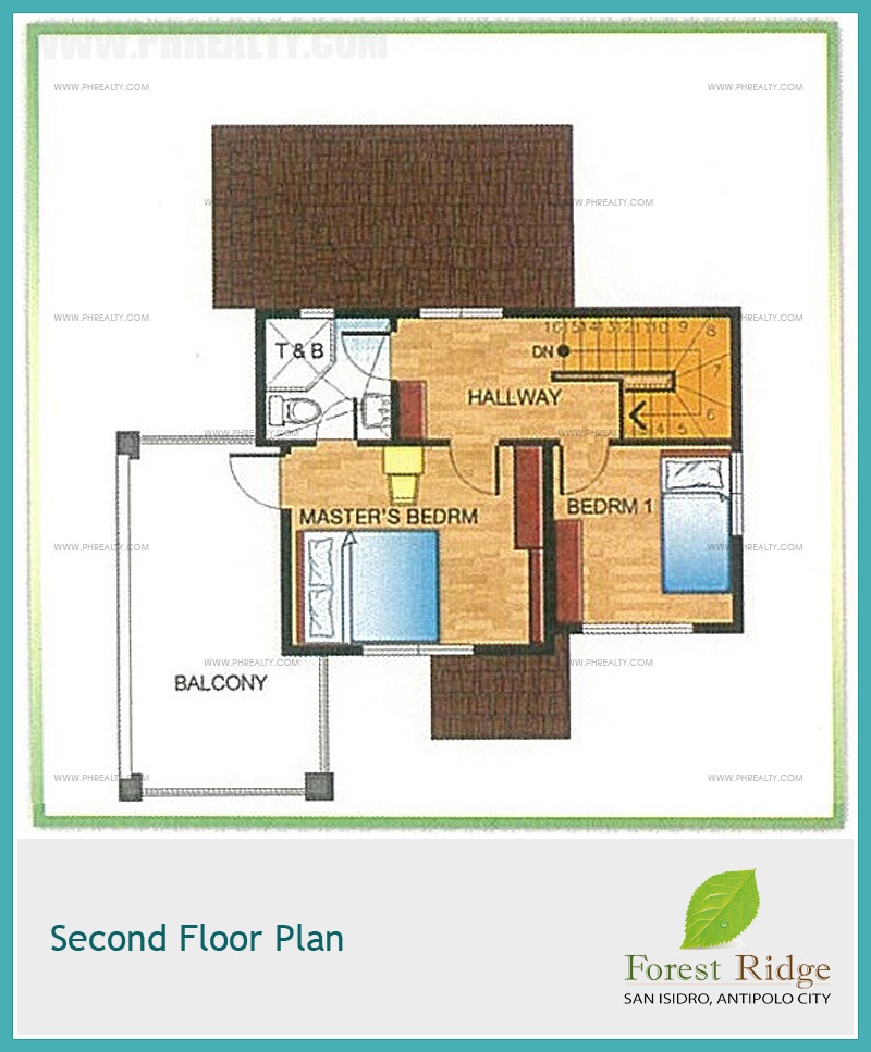 Forest Ridge Oak Second Floor Plan