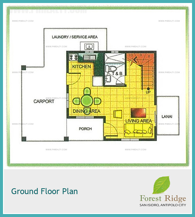 Forest Ridge Walnut Ground Floor Plan