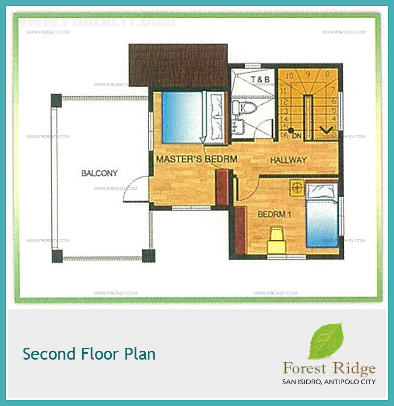 Forest Ridge Walnut Second Floor Plan